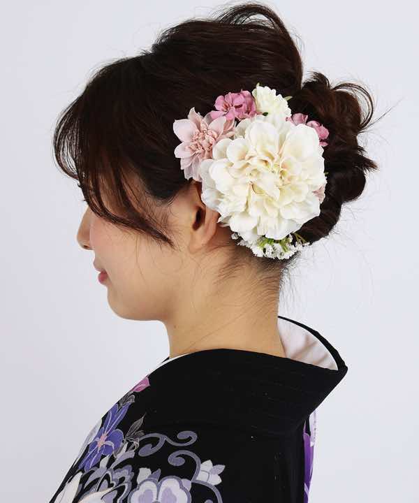 髪飾りレンタル | フェミクラシックダリアと小花