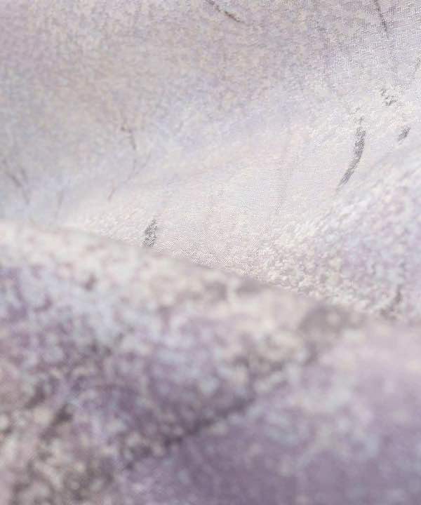 単衣レンタル | 訪問着 薄紫色 木々に鶴