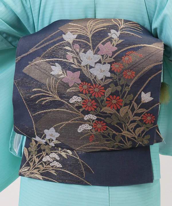 絽レンタル | 訪問着 空色 刺繍の菊