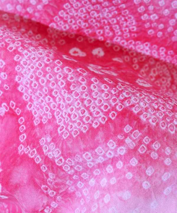 浴衣レンタル | ピンクの絞り調 桜