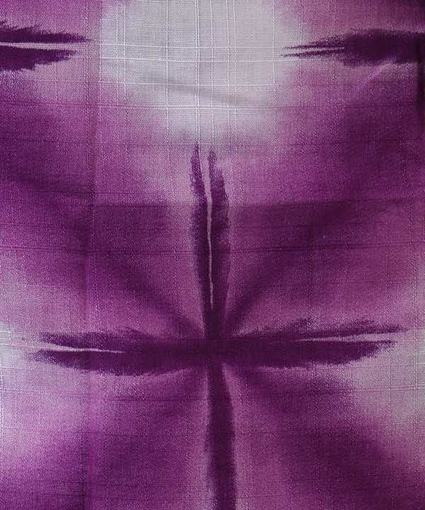 浴衣レンタル | 白地に紫色の雪華