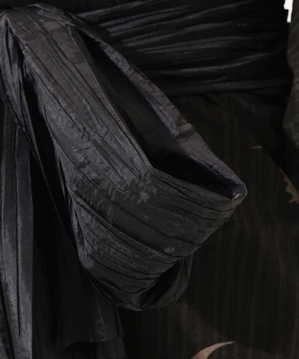 浴衣レンタル | 茶色の縞に蝙蝠
