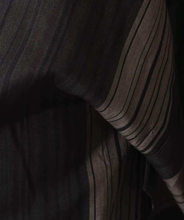 浴衣レンタル | 焦げ茶色にベージュの縞