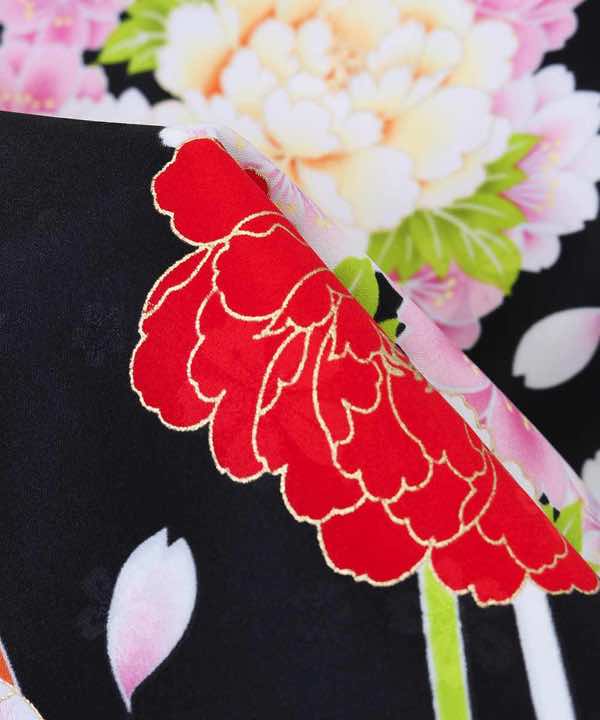 卒業式袴レンタル | 黒ゆれ花結び