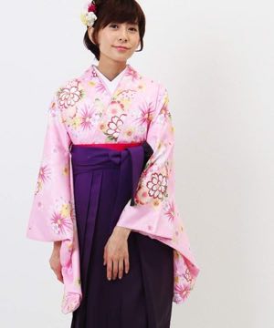 卒業式袴 | 春色と紫のフェミニン