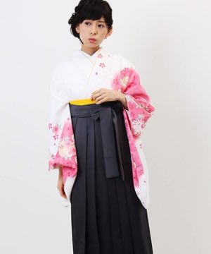 卒業式袴 | ぼかしピンクの春コーデ