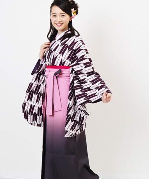 卒業式袴 | 紫桜矢絣