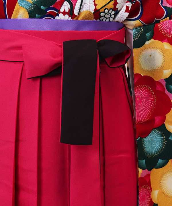 卒業式袴レンタル | 三色の梅 ピンクぼかし袴