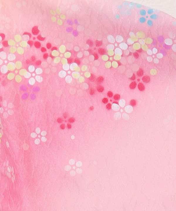 卒業式袴レンタル | 薄桃色に彩りの小桜 鶯暈し袴