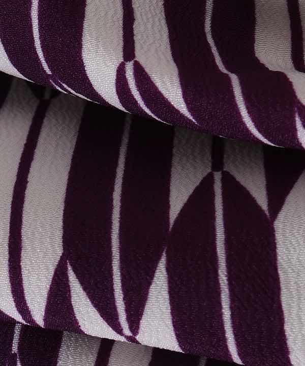 卒業式袴レンタル | 紫 小矢絣 刺繍入り臙脂袴
