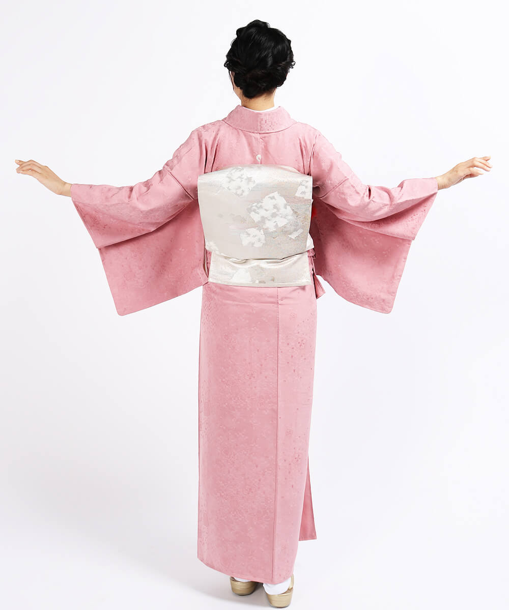 日本限定 021710 着物 帯 正絹 一つ紋色無地 暈し染め 共八掛 ilam.org