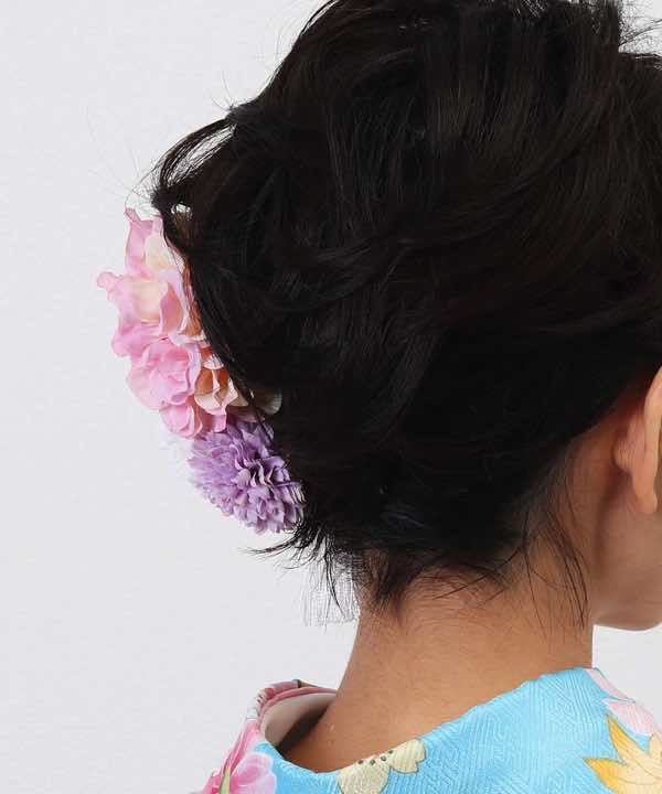 髪飾りレンタル | ピンクダリアのハーモニー