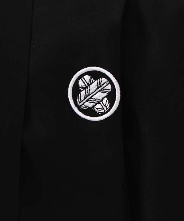 七五三(三歳男の子)レンタル | 黒紋付袴 違い鷹羽五つ紋