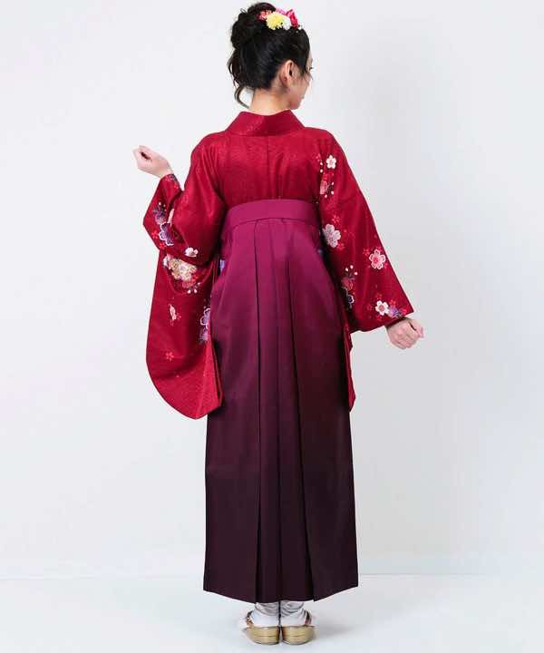 卒業式袴レンタル | 紅紫の四季花舞
