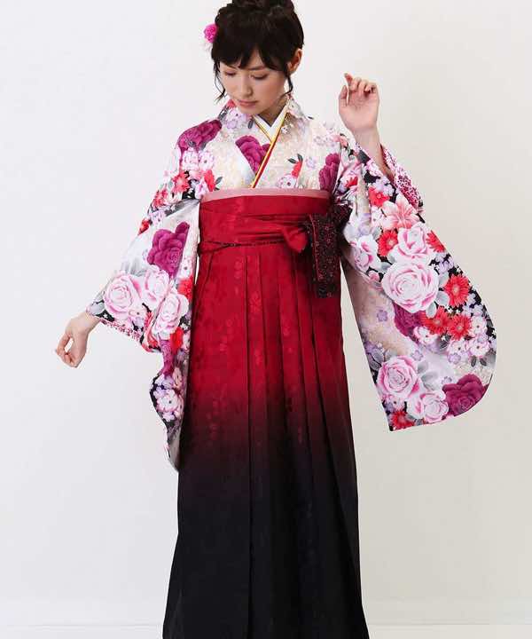 卒業式袴レンタル | 百花舞と紅霞桜