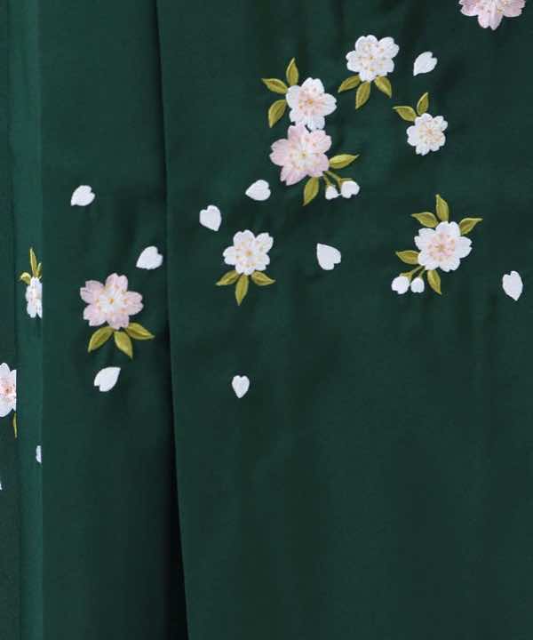 卒業式袴レンタル | 薄金と常盤桜流し