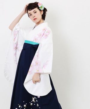 卒業式袴 | 白桜舞