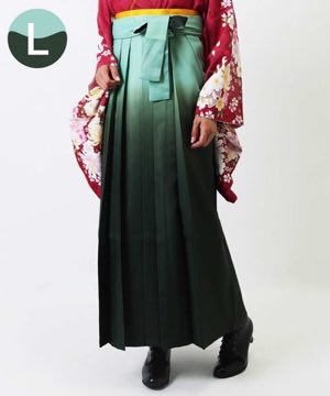 袴(単品) | 青竹色暈し Lサイズ