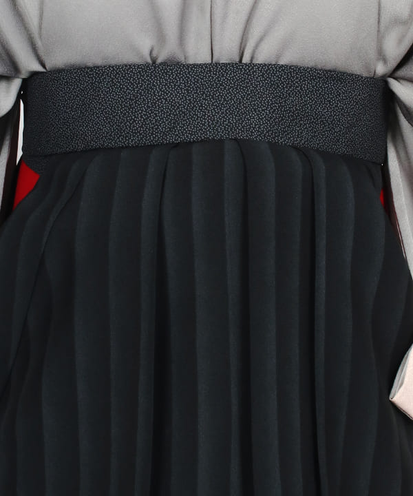 袴(単品)レンタル | 黒グレー縞 Sサイズ