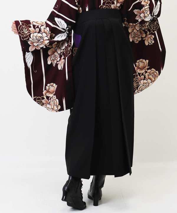 袴(単品)レンタル | 漆黒刺繍 Lサイズ