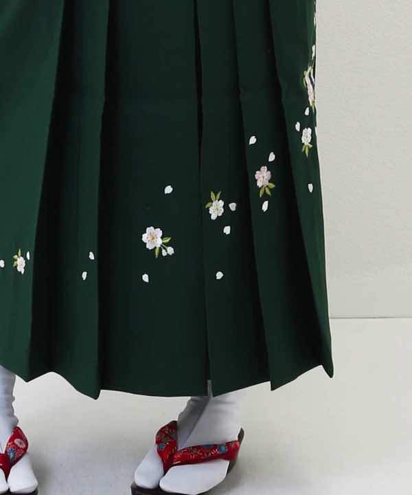 袴(単品)レンタル | 緑刺繍 Mサイズ