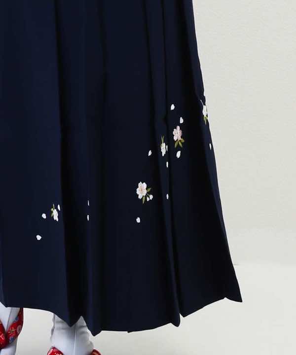 袴(単品)レンタル | 濃紺刺繍 Lサイズ