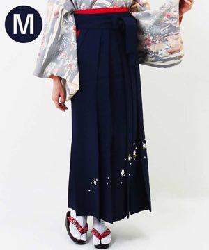 袴(単品) | 濃紺刺繍 Mサイズ