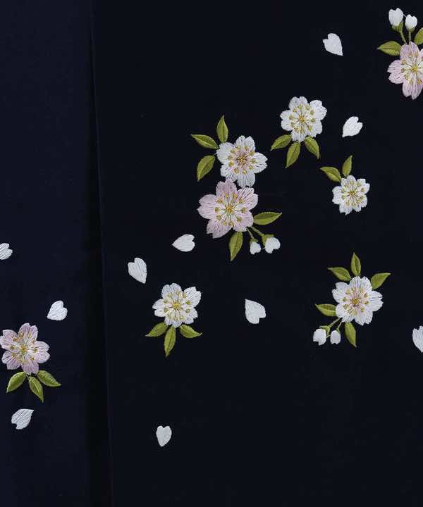 袴(単品)レンタル | 濃紺刺繍 Mサイズ