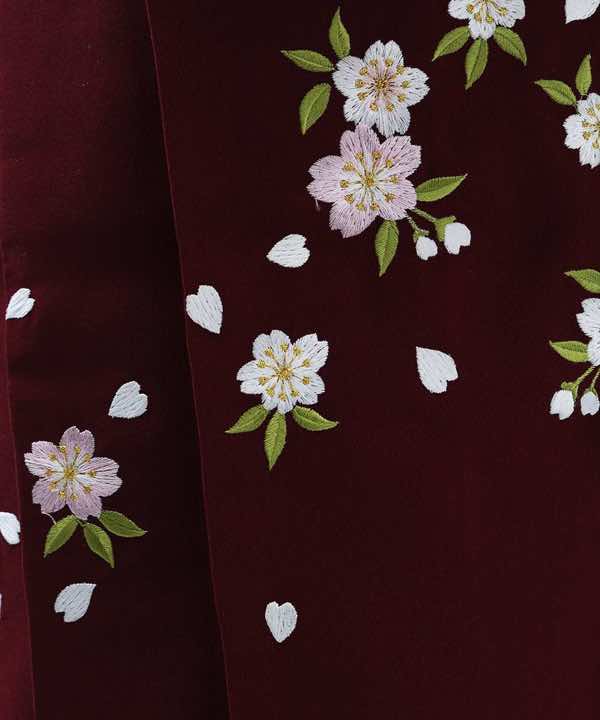 袴(単品)レンタル | 臙脂刺繍 Lサイズ