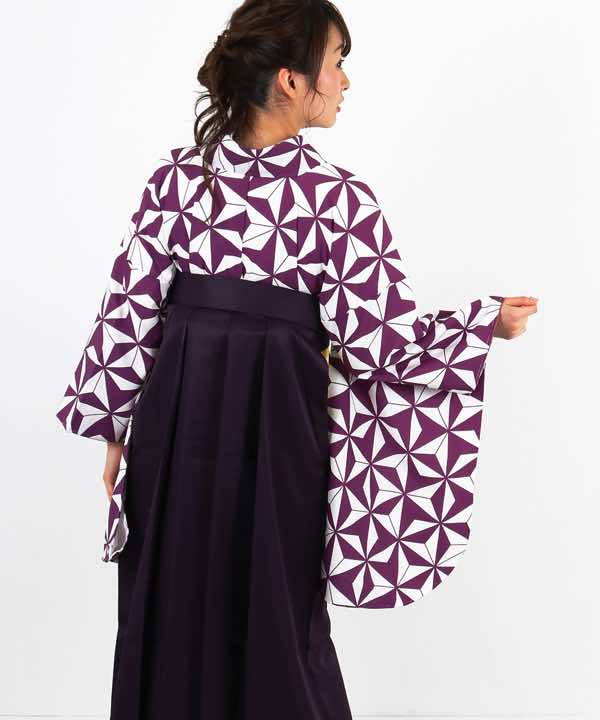 卒業式袴レンタル | アサノハ パープル 濃紫袴