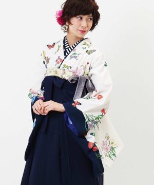 卒業式袴レンタル | Lady Garden ネイビー