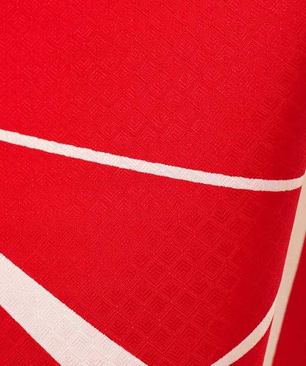 卒業式袴レンタル | 赤の麻の葉 漆黒無地袴